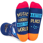 Teacher Appreciation Gifts for Music Teachers Men Women, Cool Gifts for Music Teachers, Funny Teacher Gifts, Cute Music Teacher Gifts, Music Socks