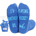 Unisex Hockey Socks for Kids Teens, Funny Hockey Gifts for Hockey Lovers, Boys Girls Hockey Socks, Cute Sports Socks for Sports Lovers, Gifts for 7-10 Years Old