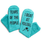 Unisex Pickleball Gifts For Women Men, Fully Novelty Gifts For Pickleball Lovers, Fuzzy Pickleball Socks Gifts