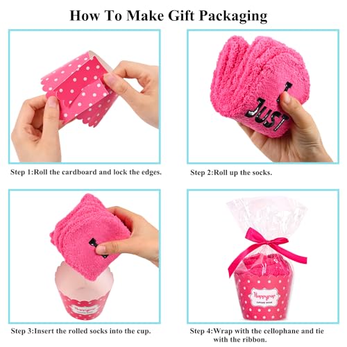 Pink Fuzzy Socks For Women Girls, Funny Ramen Gifts Ramen Socks Ramen Noodle Socks, Funny Crazy Silly Socks Gifts