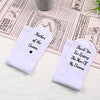 Cute Bride Mother Women's White Crew Socks