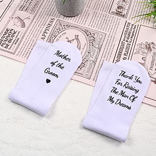 Cute Bride Mother Women's White Crew Socks