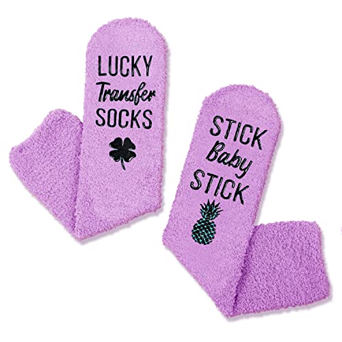 Lucky Transfer Socks IVF Gift Funny Socks Knock Me Up Doc Non-Slip Socks IVF Socks