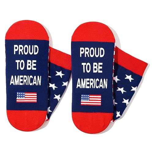 4th of July Gifts for Women Men, American Flag-themed Socks, Patriots Gifts, Independence Day Gifts Unisex, USA Flag Enthusiast Presents, Patriotic Gift