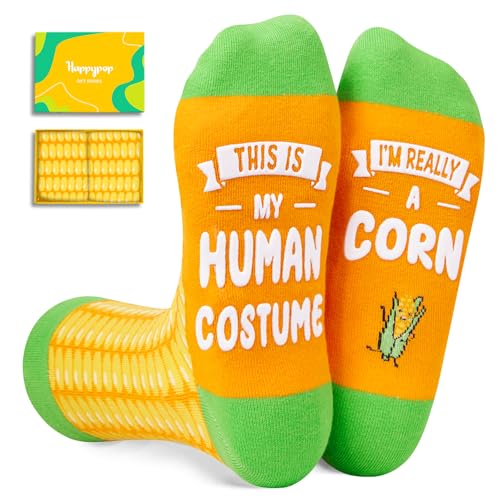 Its Corn Socks Corn Gifts, Corn Costume Corny Gifts, Corn Socks Funny Rock em socks, Joke Socks Gag Gifts for Adults Funny