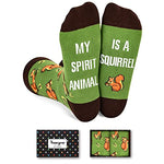 Gender-Neutral Squirrel Gifts, Unisex Squirrel Socks for Women and Men, Squirrel Gifts Animal Socks