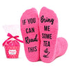 Women Tea Gift Tea Socks Novelty If You Can Read This Bring Me Some Tea Socks Drink Gifts for Women