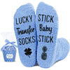 Ivf Gifts Fertility Infertility Gifts for Women Ivf Socks Lucky Socks Women Non-Slip Fuzzy Fluffy Socks
