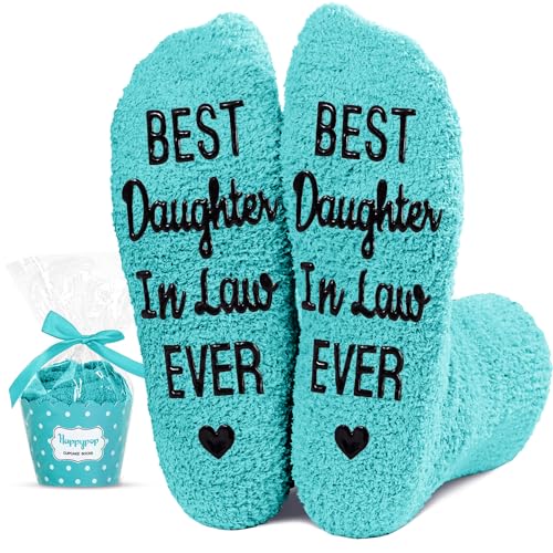 Fuzzy Socks for Women, Best Gifts for Daughter In Law, Daughter In Law Gifts from Mother In Law, Unique Daughter In-Law Gifts, Mothers Day Gift