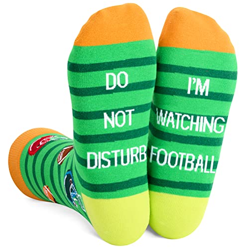 Football Lovers Socks, Sport Socks, Socks for Men, Novelty Football Socks, Unique Football Gifts for Sport Lovers, Perfect Socks Gifts for Football Enthusiasts