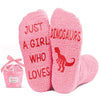 Dinosaur Gifts for Girls 7-10 Years, Kids Dino Socks Dinosaur Socks for Girls, Dino Gifts, Funny Socks, Gifts for Dinosaur Lovers