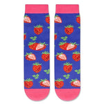 Funny Strawberry Socks For Teen Boys Girls Novelty Fruit Socks, Strawberry Gifts For Kids, Gifts for 7-10 Years Old