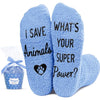 Unisex Fuzzy Veterinary Socks, VET Socks, Veterinarian Socks, Ideal for Veterinary Technician Gifts, Veterinarian Gifts, Vet Gifts, Pet Doctor Gifts, Dogtor Gifts