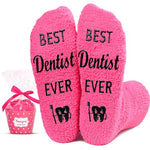 Unisex Fuzzy Socks Dentist Socks Dental Tooth Teeth Socks, Unique Gifts for Dental Assistants Gifts, Hygienists Gifts, Dental Students Gifts, Dentists Gifts Women Men