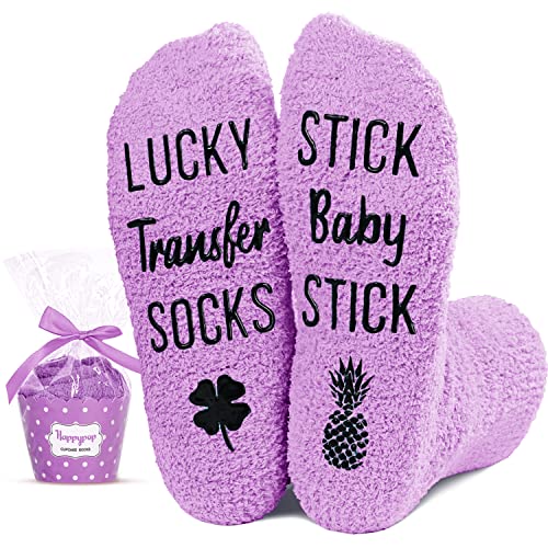 Lucky Transfer Socks IVF Gift Funny Socks Knock Me Up Doc Non-Slip Socks IVF Socks