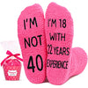 Women 40th Birthday Socks Series