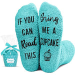 Fuzzy Cupcake Socks For Women, Cupcake Birthday Gifts Baking Gifts, Cupcake Socks for Birthday Gifts