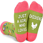 Novelty Chicken Socks, Gifts for 4-7 Years Old Girls, Funny Chicken Gifts for Chicken Lovers, Animal Socks, Kids Chicken Themed Socks, Animal Lover Gift, Silly Socks