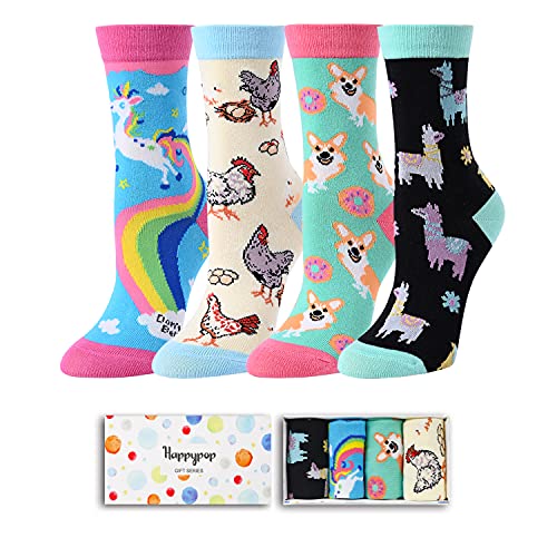 Toddler Birthday Gifts, Christmas Gifts, Best Gifts to Your Daughter, Crazy Novelty Girls Socks, Funny Animal Gifts for Girls 1-4 Years