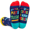 Teacher Christmas Gifts Men Women, Math Teacher Gifts Teacher Appreciation Gifts, Funny Teacher Socks Math Socks