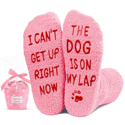 Novelty Fuzzy Dog Socks for Big Girls Teen Teenager Silly Kids Socks, Funny Gifts for Girls, Gifts for 7-10 Years Old Girl