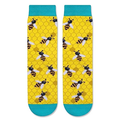 Bee Gifts for Girls and Children Bee Lovers Gifts Best Gifts for Daughter Cool Bee Socks, Gifts for 7-10 Years Old Girl