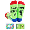 Gifts for Goat Lovers Novelty Goat Gifts for Him and Her Funny Goat Socks for Men and Women
