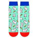 Unique Rabbit Lover Gifts Novelty Rabbit Gifts for Boys and Girls Fun Rabbit Socks for Kids Easter Gifts, Gifts for 7-10 Years Old