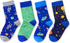Funny Boys Socks for 4-7 Years Old Boy Space Socks Gifts for Boys Who Love Outer Space, Best Gifts for Outer Space Lovers, Birthdays Gifts, Children's Day Gifts