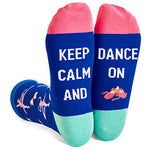 Novelty Dance Socks for Women who Love to Dance, Funny Dance Gifts for Dancers, Dance Lovers Gifts, Dance Teacher Appreciation Gifts