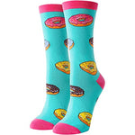 Women's Donut Socks, Donut Lover Gift, Funny Food Socks, Novelty Donut Gifts, Gift Ideas for Women, Funny Donut Socks for Donut Lovers, Mother's Day Gifts