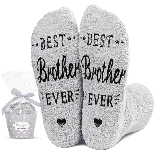 Unique Gifts for Brother, Cool Men's Crazy Socks, Best Brother Birthday Gift, Cool Gifts for Big, Older, Little Brother, or Brother-in-Law,  Father's Day Gift