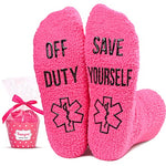 Fuzzy Socks, EMT Socks, Paramedic Socks, Pharmacy Socks, EMT Gifts For Women, Pharmacy Gifts, Medical Assistant Gifts, PA Gifts, Paramedic Gifts