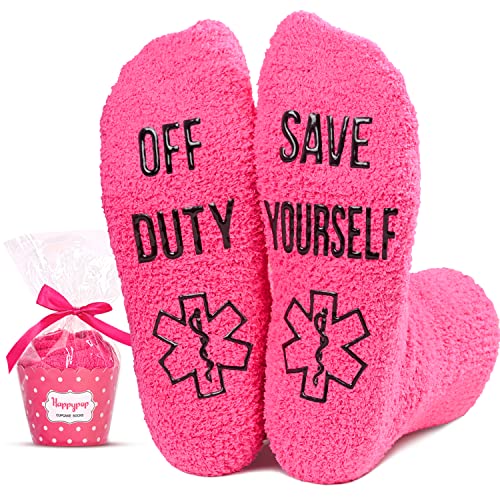 Fuzzy Socks, EMT Socks, Paramedic Socks, Pharmacy Socks, EMT Gifts For Women, Pharmacy Gifts, Medical Assistant Gifts, PA Gifts, Paramedic Gifts