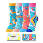 Funny Girls Socks Girl Animal Socks Gifts for Animal Lovers, Best Gifts to Your Daughter, Birthday Gifts, Costume Parties Gifts, Christmas Gifts, Gifts for 4-7 Years Old Girls