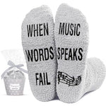 Novelty Music Gifts Music Themed Gifts Music Socks for Men, Music Gifts for Music Lovers, Gifts for Musicians Music Teacher