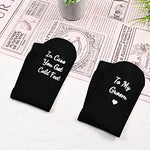 Wedding Gifts for Him, Fun Groom Socks, Funny Groom Gifts, Unique Newlywed Gift Ideas, Novelty Wedding Socks