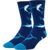 Shark Men Socks Dark Blue