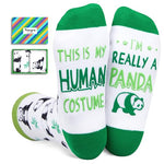 Panda Gifts,Funny Panda Gifts for Women Men, Novelty Panda Socks Fun Crazy Silly Socks