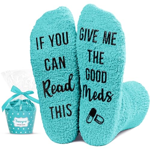 Unisex Get Well Soon Socks, Recovery Socks, Pill Socks, Healing Socks, Meds Socks, Thoughtful Get Well Soon Gifts, After Surgery Gifts, Gifts For Someone Who Is Sick