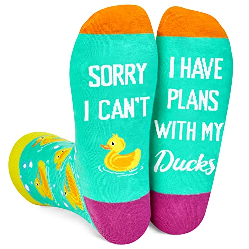 One-Size-Fits-All Duck Gifts, Unisex Duck Socks for Women and Men,  Duck Gifts Gender-Neutral Animal Socks