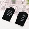 Funny Saying Men Black Socks