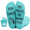 Breast Cancer Gifts For Cancer Patients, Inspirational Socks For Women, Chemo Survivor Comfort Gifts
