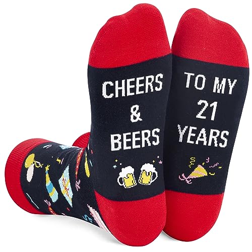 Women 21th Birthday Socks Series