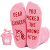 Inspirational Gifts for Women, Breast Cancer Gifts, Cancer Socks for Women, Uniting Breast Cancer Awareness Socks, Inspirational Socks, Cancer Gifts