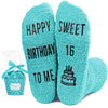 16th Birthday Gift for Girls , Gifts for 16 Year Old Girl, 16th Birthday Gifts Funny Fun Crazy Socks for Girls