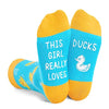 Rubber Duck Gifts for Girls and Children Duck Lovers Gifts Best Gifts for Daughter Cute Duck Socks, Gifts for 7-10 Years Old Girls