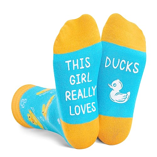 Rubber Duck Gifts for Girls and Children Duck Lovers Gifts Best Gifts for Daughter Cute Duck Socks, Gifts for 7-10 Years Old Girls