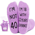 40th Birthday Gift Idea for Her 40 Year Old Funny 40st Birthday Socks Unique 40st Birthday Gifts for Mom, Wife, Friends Birthday Gift for Her