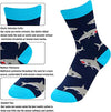 Funny Shark Socks for Boys 7-10 Years, Novelty Shark Gifts For Shark Lovers, Children's Day Gift For Your Son, Gift For Brother, Funny Shark Socks for Kids, Boys Shark Themed Socks